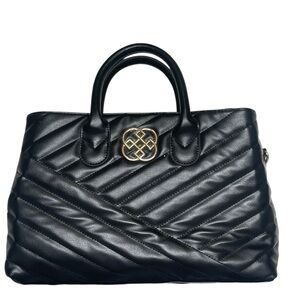 Daaissy Fuentes Black Quilted Handbag